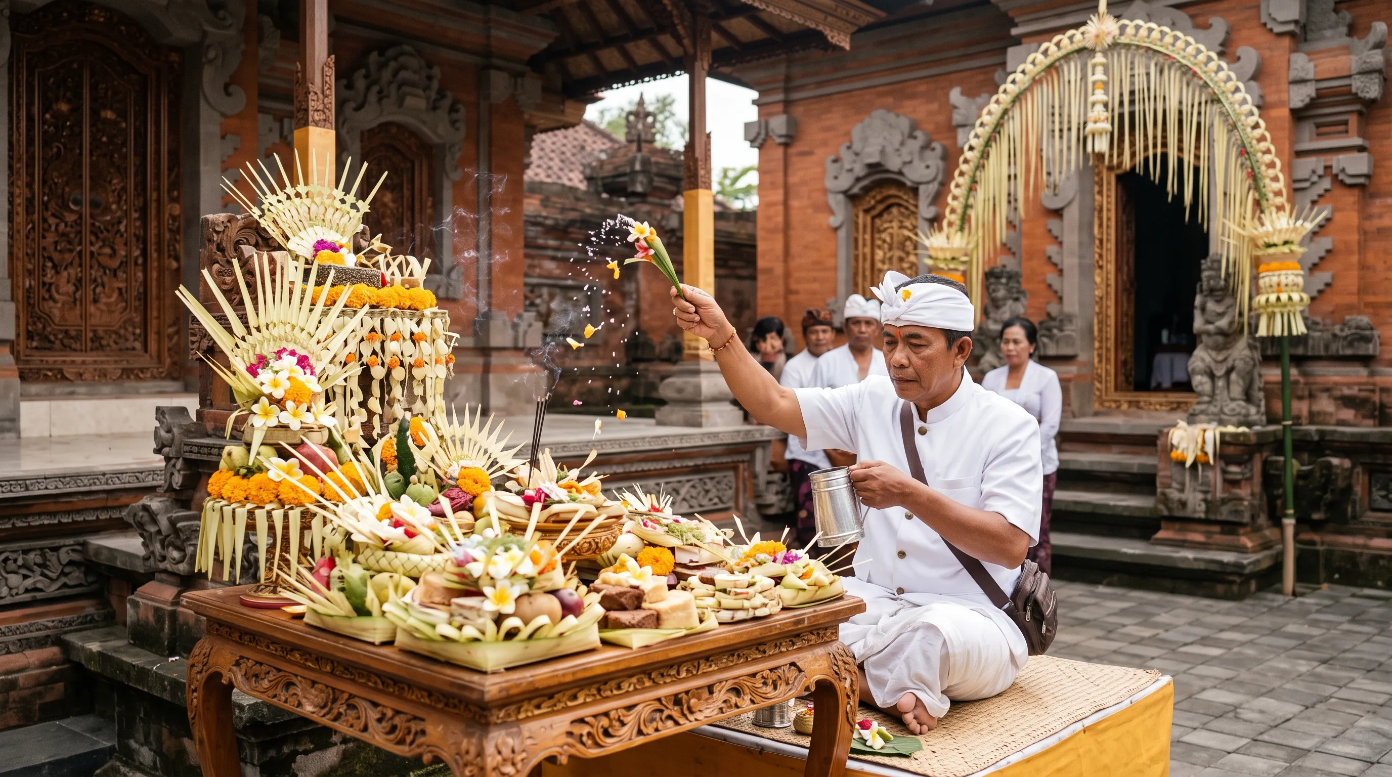 Ilustrasi Melaspas & Ngeruwak Wewangunan